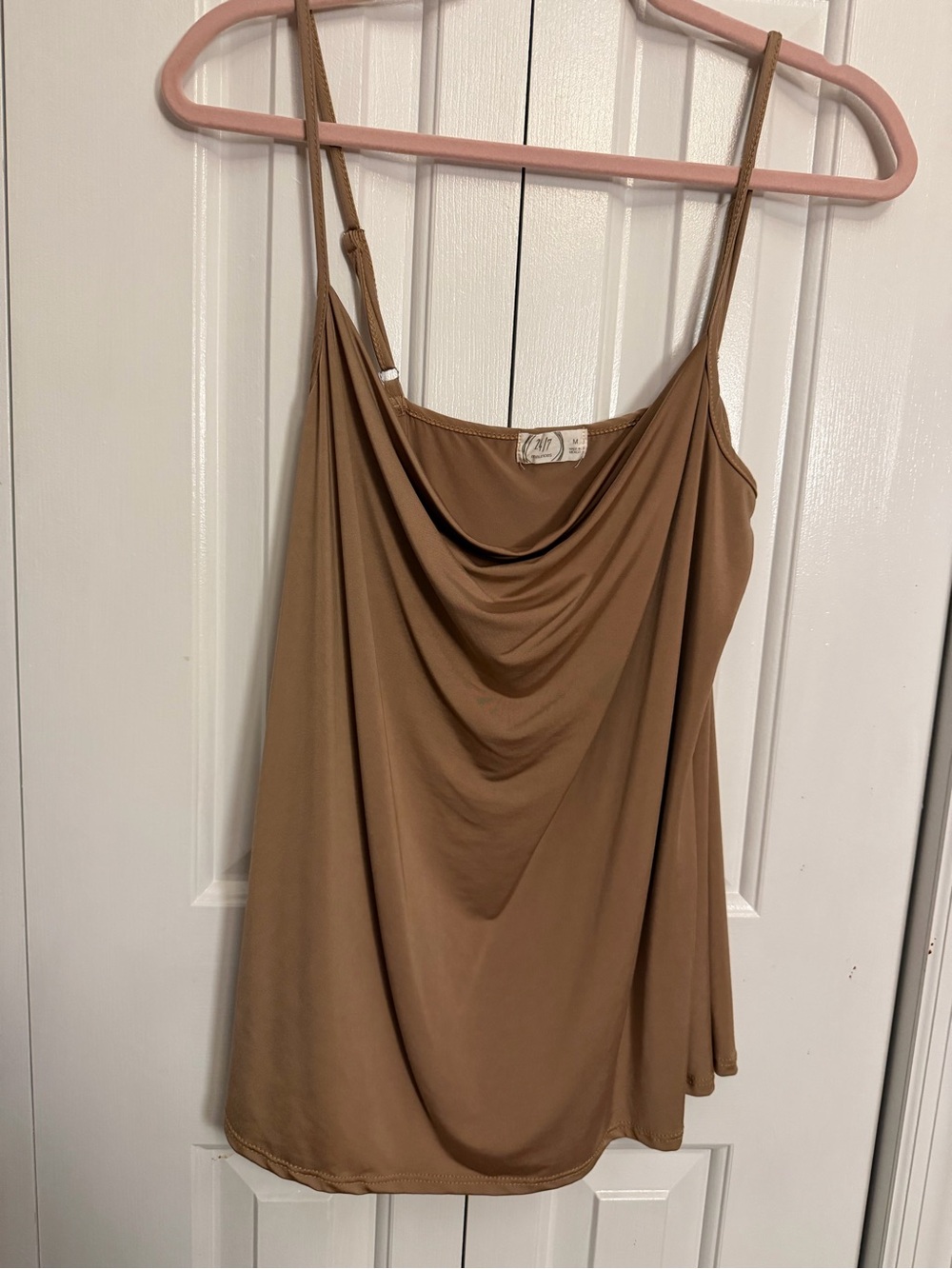Cowl Neck Camisole Tank Top - Camel M Maurice’s